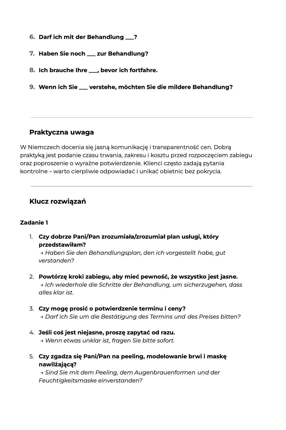 Praktyczny Zeszyt Ćwiczeń - branża: Beauty (fryzjer, paznokcie, depilacja, zabiegi kosmetyczne, recepcja salonu) - obrazek 3